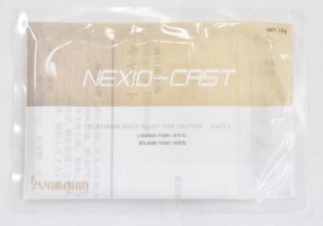 山本貴金属の歯科鋳造用金合金 ネクシオキャスト